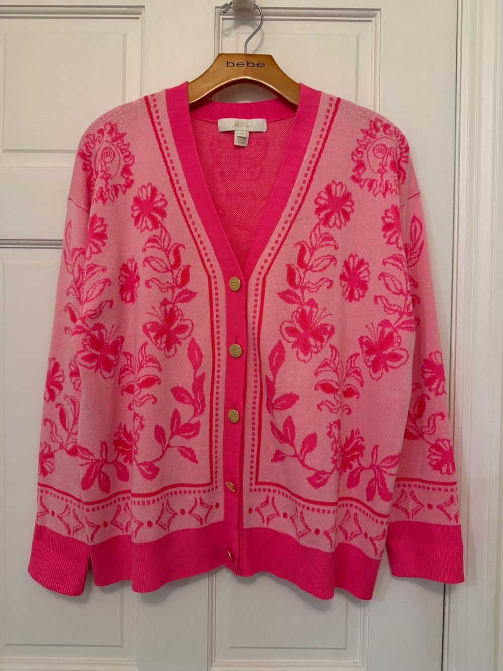 Lilly Pulitzer Maralisa Jacquard Cardigan Size Small - Picture 2 of 4